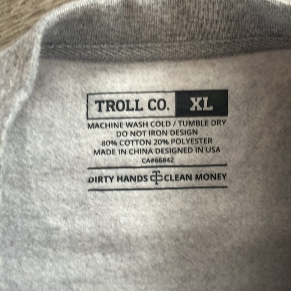TROLL CO HIGH CLASS CREWNECK XL - Picture 4 of 5